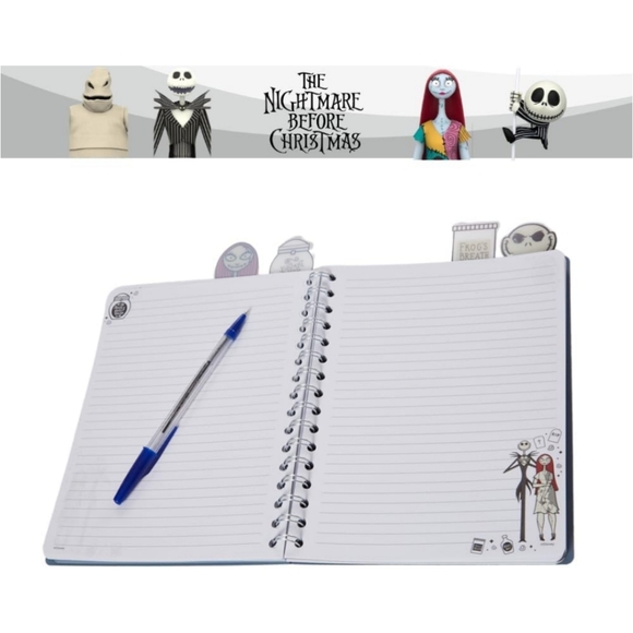 Nightmare Before Christmas Tabbed Journal NWT - Picture 3 of 7